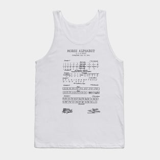 MORSE CODE patent Tank Top